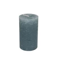 Velika Sveča Lia - pastelno modra, Moderno, tekstil/naravni materiali (6,8/12cm) - Premium Living