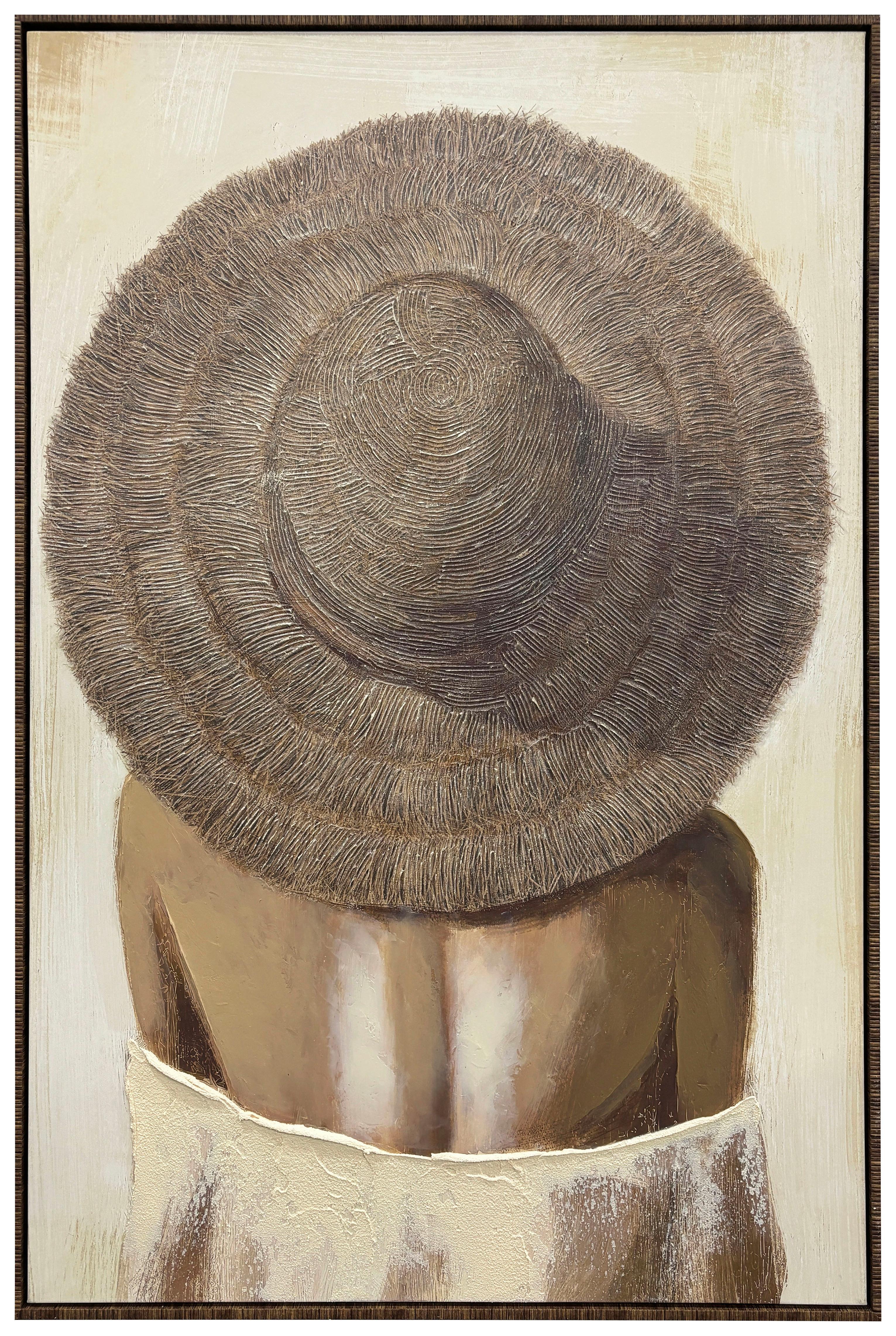 Tablou cu ramă Bea cca. 80x120 cm - maro/alb, Konventionell, plastic/lemn (80/120/4.3cm) - Mömax