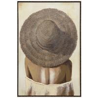 Tablou cu ramă Bea cca. 80x120 cm - maro/alb, Konventionell, plastic/lemn (80/120/4.3cm) - Mömax