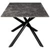 MATBORD DAVID - grå/svart, Modern, metall/keramik (180/76/90cm) - Mömax