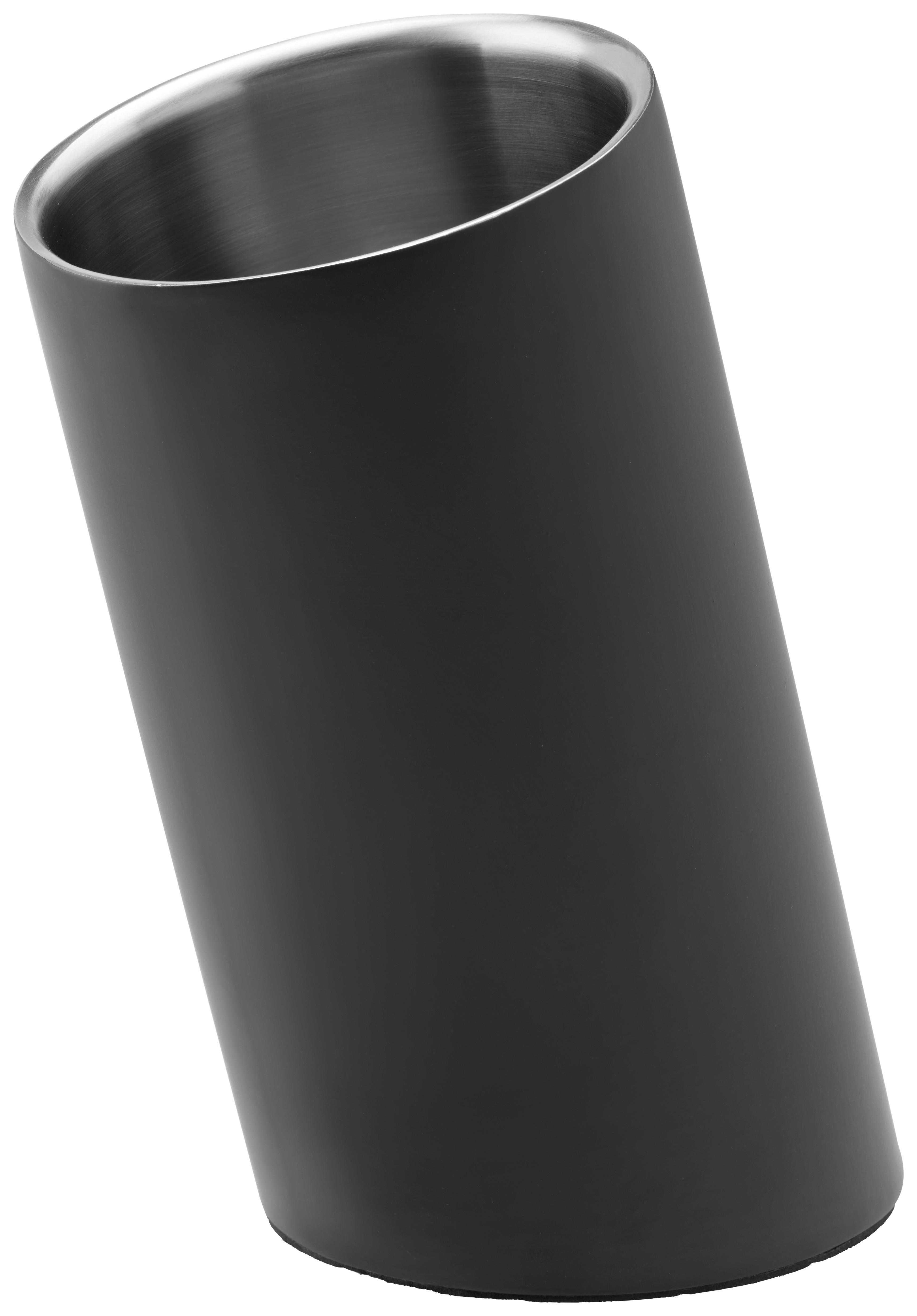 Posoda Za Hlajenje Vina Glamour - črna, Moderno, kovina/umetna masa (12/23,5cm) - Premium Living