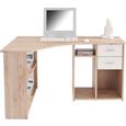 Masă De Birou Gemo - alb, Modern, compozit lemnos (135/74,2/95cm) - Sonne Masă De Birou Gemo - alb, Modern, compozit lemnos (135/74,2/95cm) - Sonne