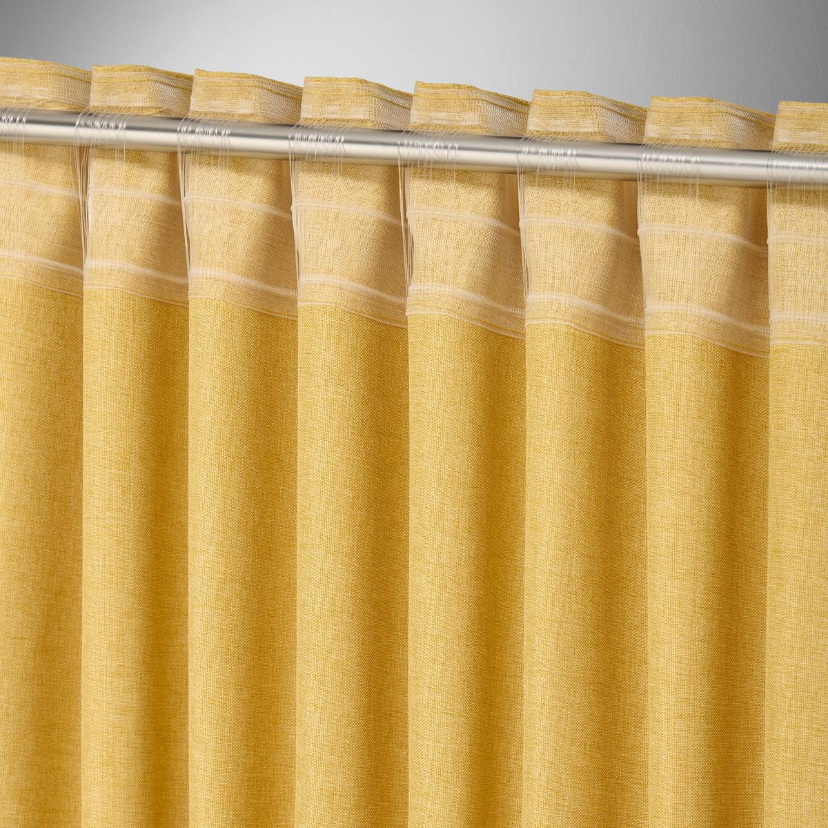 Fertigvorhang Ulrich In Gelb Ca. 135x245cm - Gelb, Textil (135/245cm) - Modern Living