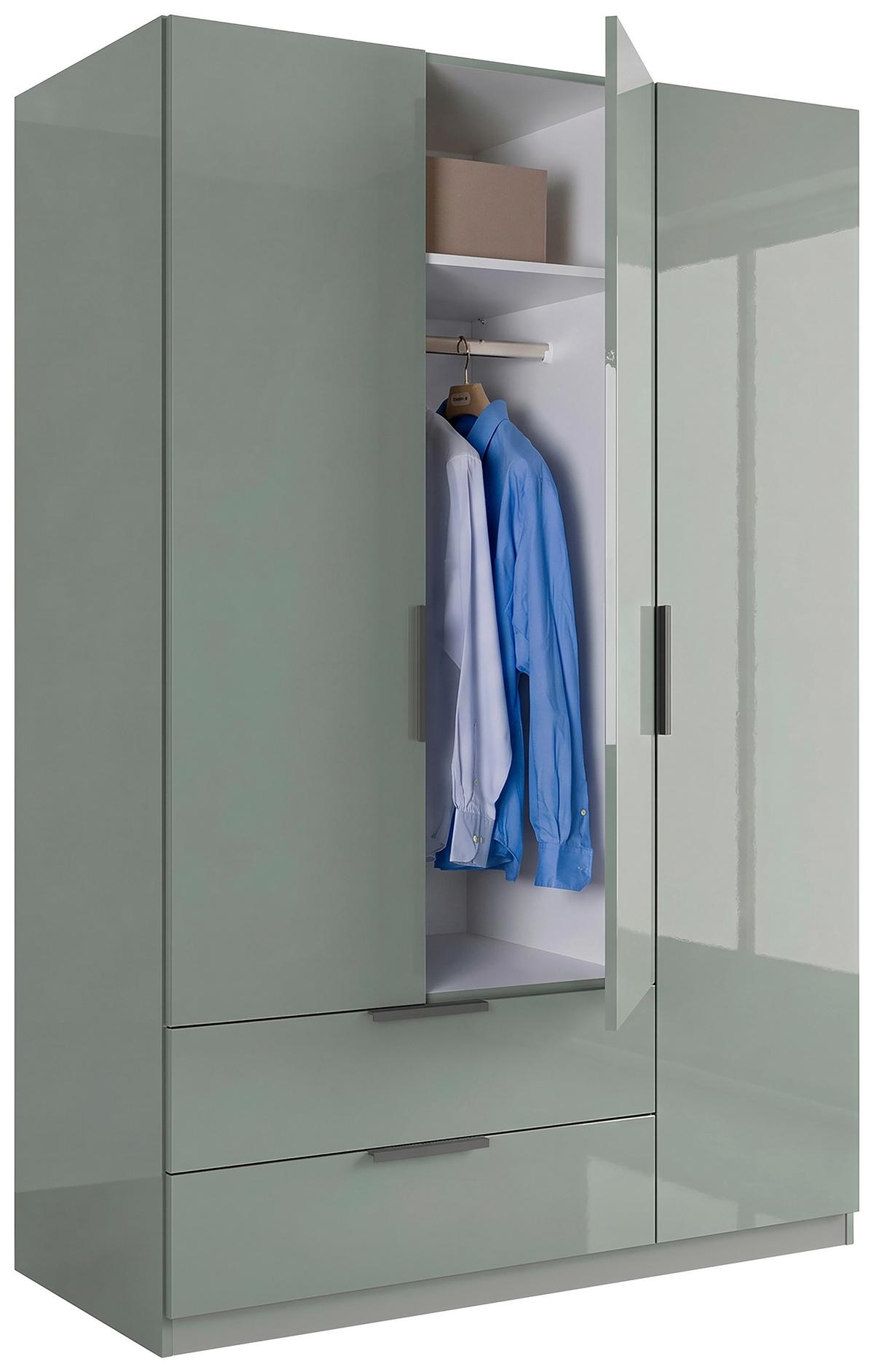 Kleiderschrank Armadio Grün - Grün, KONVENTIONELL, Holzwerkstoff (122/200/59cm) - Mömax