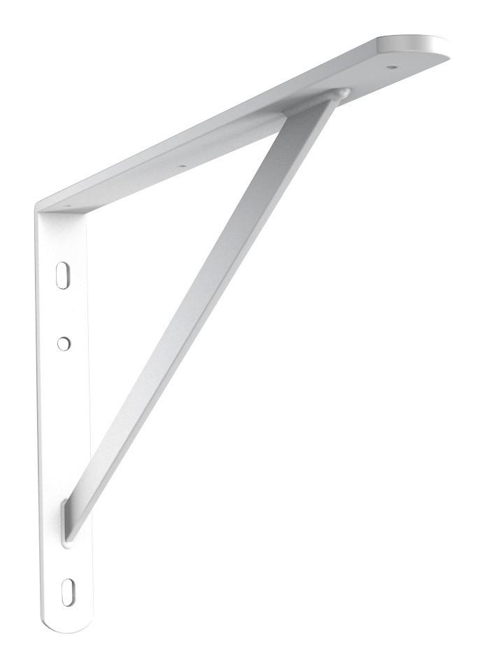 Nosilec Za Polico Obelix, Bela, 1 Kos, 30cm - bela, Moderno, kovina (30cm)