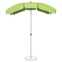 Sonnenschirm Siesta Hellgrün ca. 180x130cm - Alufarben/Hellgrün, Basics, Kunststoff/Metall (180/130cm) - Suncomfort by Glatz
