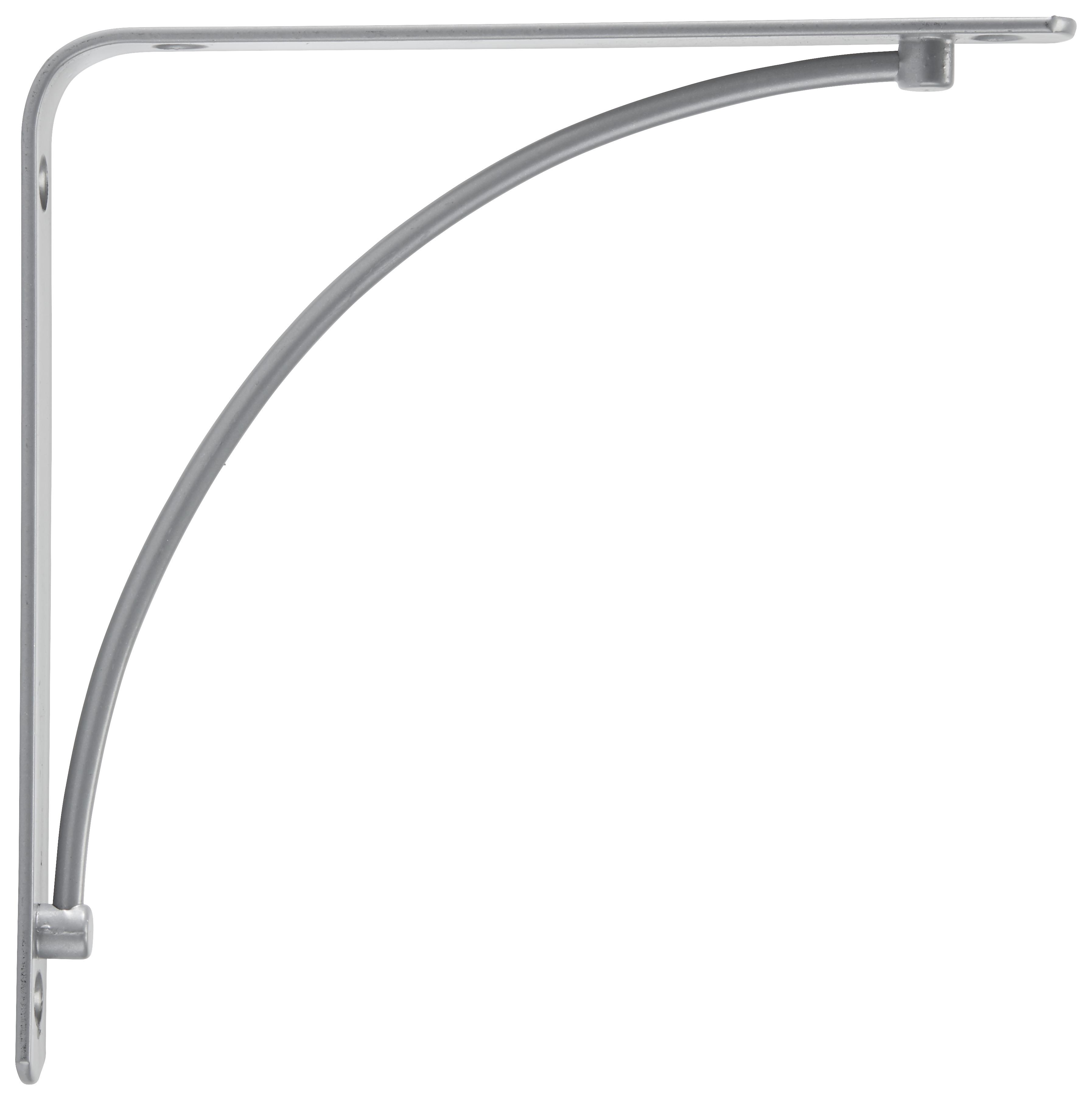 Wandhalter Silber - Silberfarben, Modern, Metall (20/20/2cm) - Modern Living