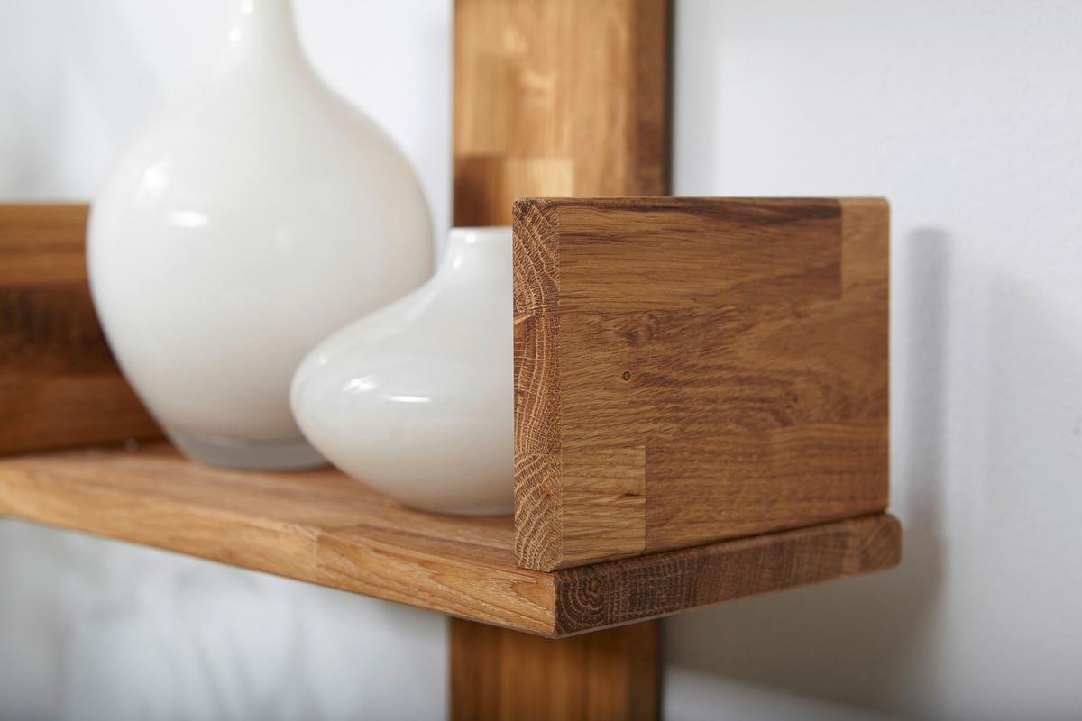 Wandregal ''Pepe'', Naturfarben - Naturfarben, MODERN, Holz (35/180/17cm) - MID.YOU