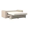 BÄDDSOFFA MIRANDA - beige/svart, Modern, metall/trämaterial (207/71/98cm) - Bessagi Home
