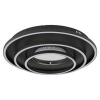 Led Stropna Svjetiljka Lawanda - bijela/crna, Design, metal/plastika (72,2/10cm) - Globo