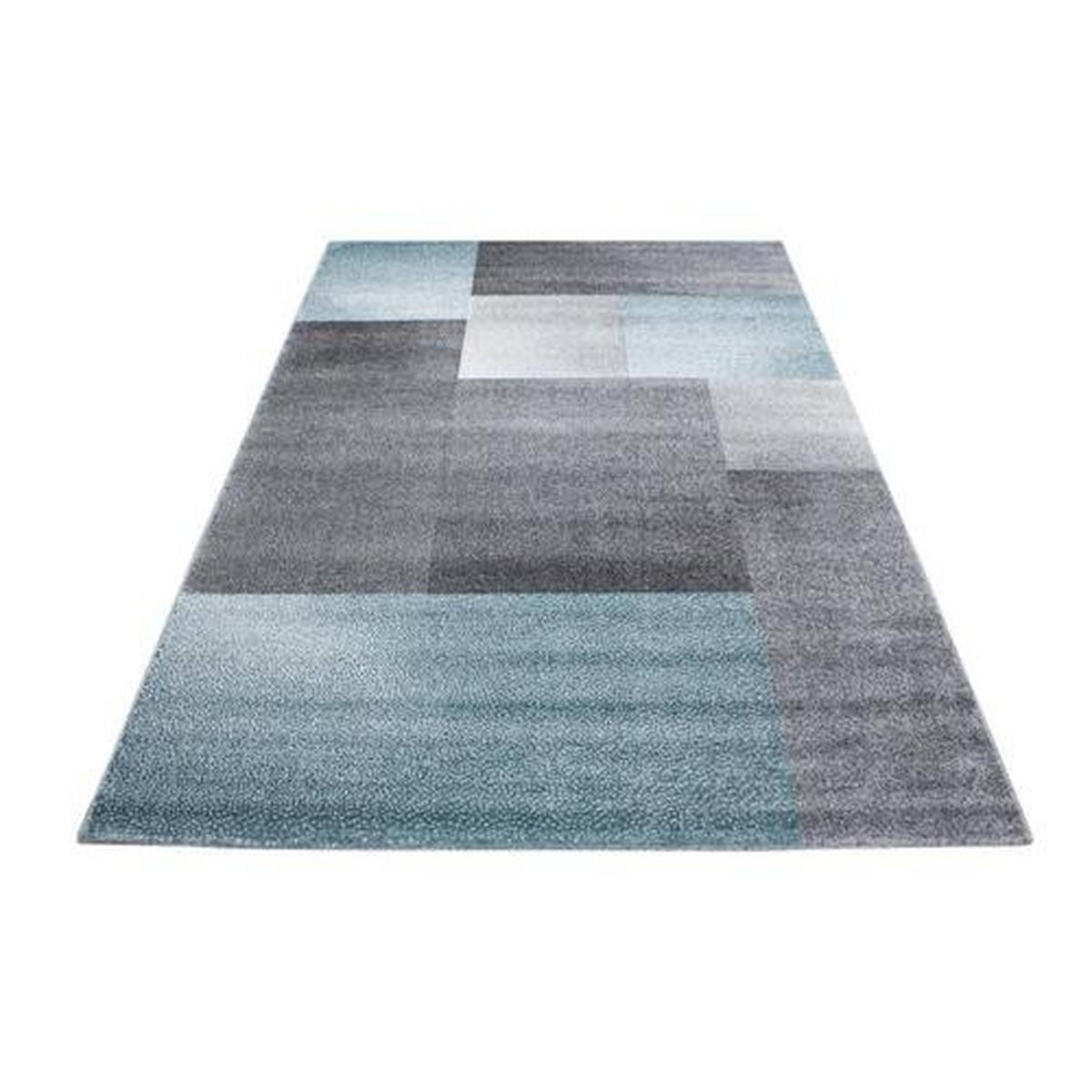 Webteppich Lucca Blau ca. 80x250cm - Blau, Trend, Textil (80/250cm) - Novel