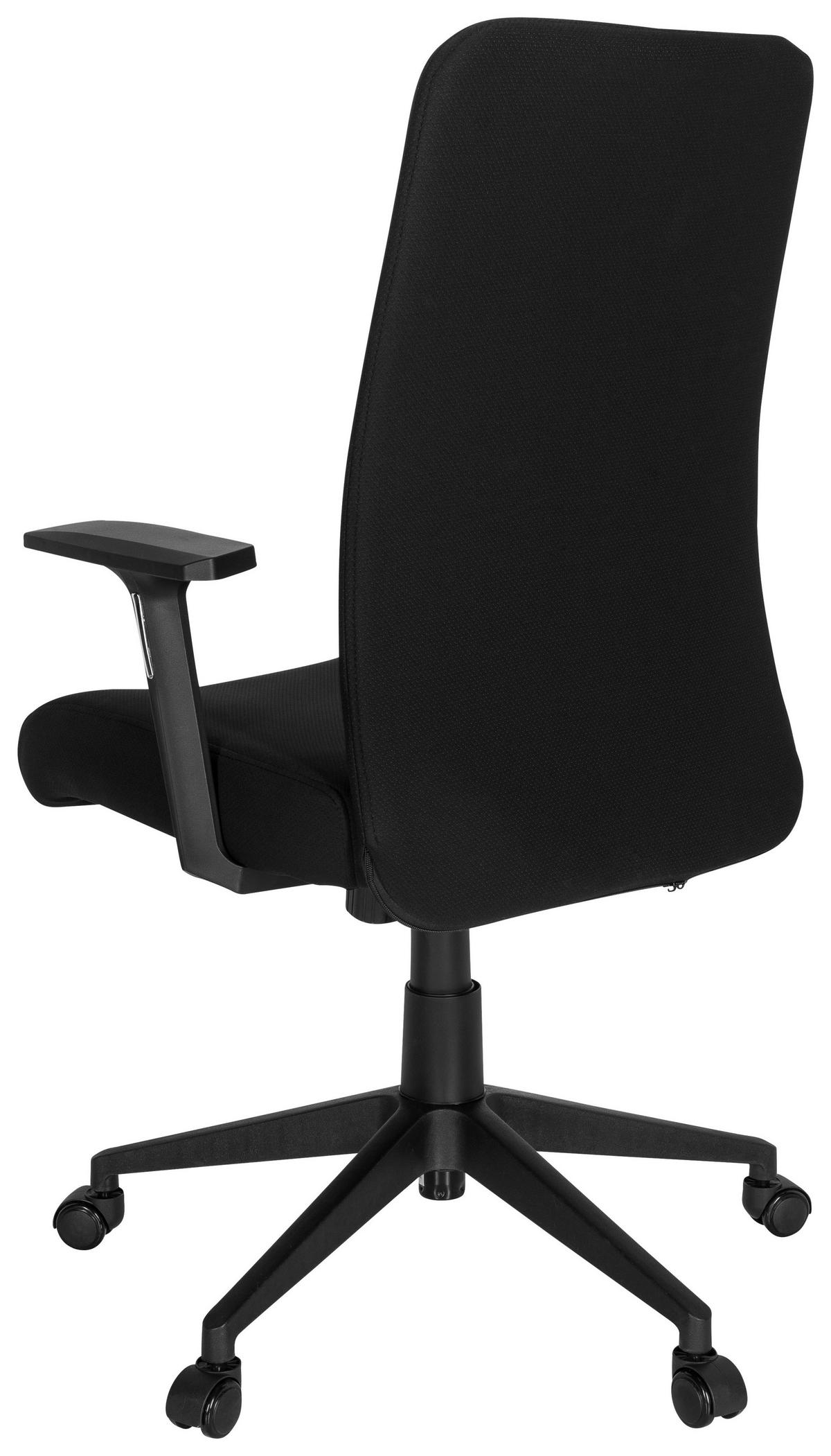 Pisarniški Stol Cosio I, Črna - črna, Moderno, umetna masa/tekstil (65/120/62cm) - MID.YOU