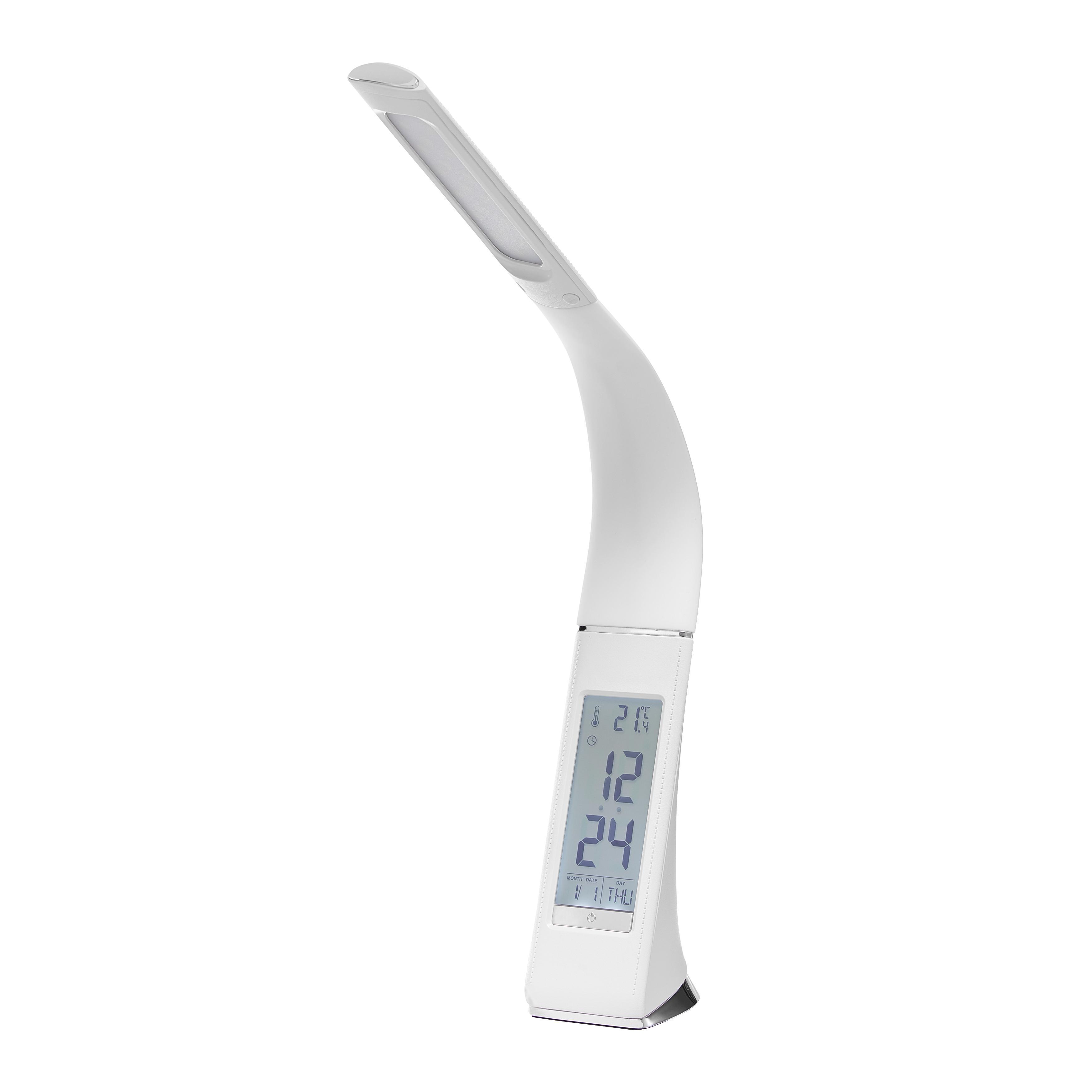 Schreibtischleuchte Freddy, max. 5 Watt - Weiß, LIFESTYLE, Kunststoff (9/50cm) - Mömax modern living