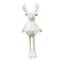 Dekorentier Deery 2 Creme/Weiß - Creme/Weiß, KONVENTIONELL, Textil/Stein (32/22/65cm) - Mömax