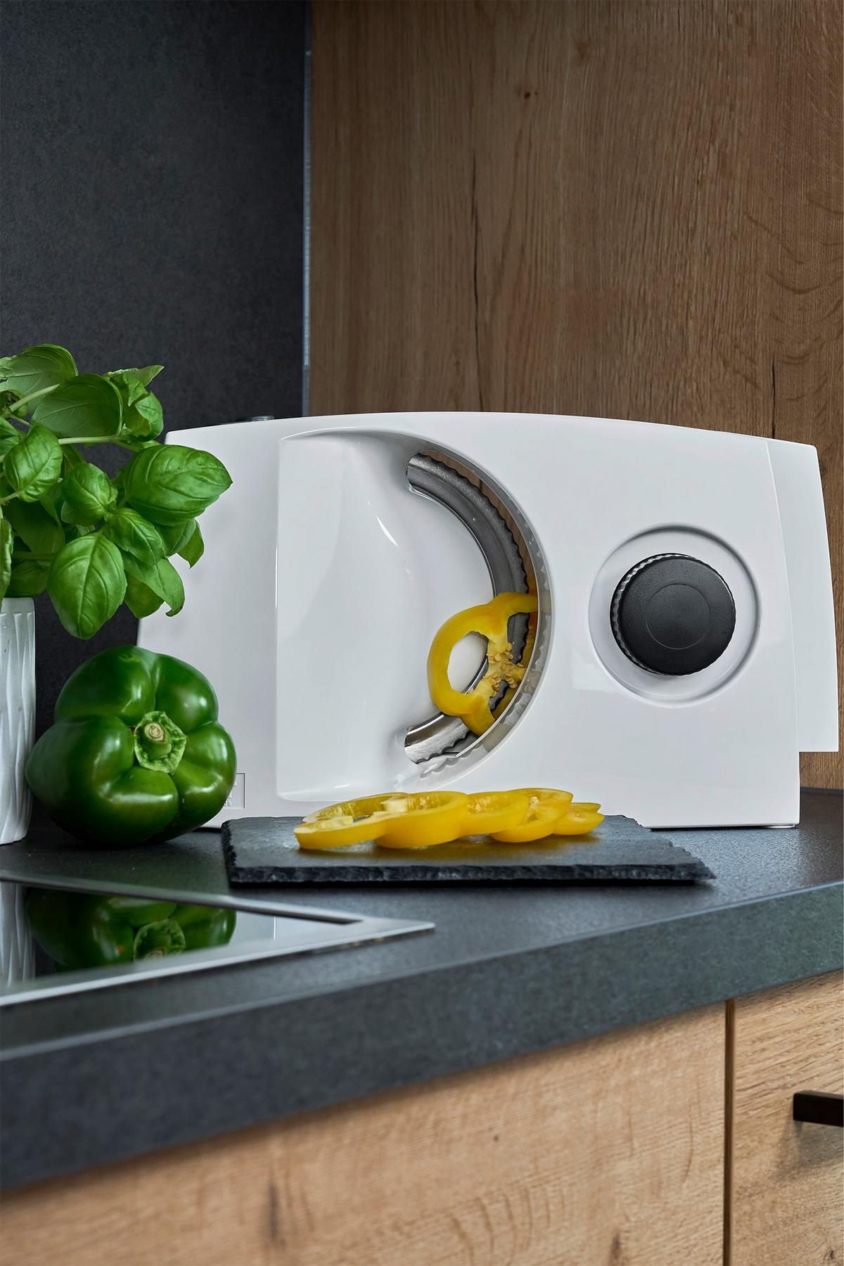 KRAJALNICA UNIWERSALNA 501.000 - biały wysoki połysk, Basics, tworzywo sztuczne/metal (34,8 cm/24/21,5 cmcm)