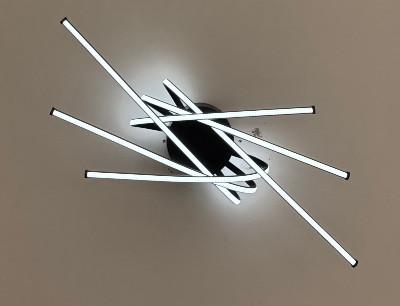 LED-TAKLAMPA STRAL - svart, Modern, metall/plast (65,5/31/14cm)