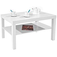 Măsuță de canapea Light - alb, Modern, material pe bază de lemn (90/45/55cm) - Based