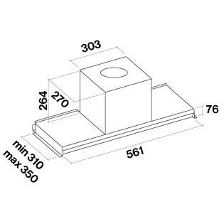 Beépíthető Páraelszívó Falmec Virgola Evolution 60 - Modern (60cm) - Falmec