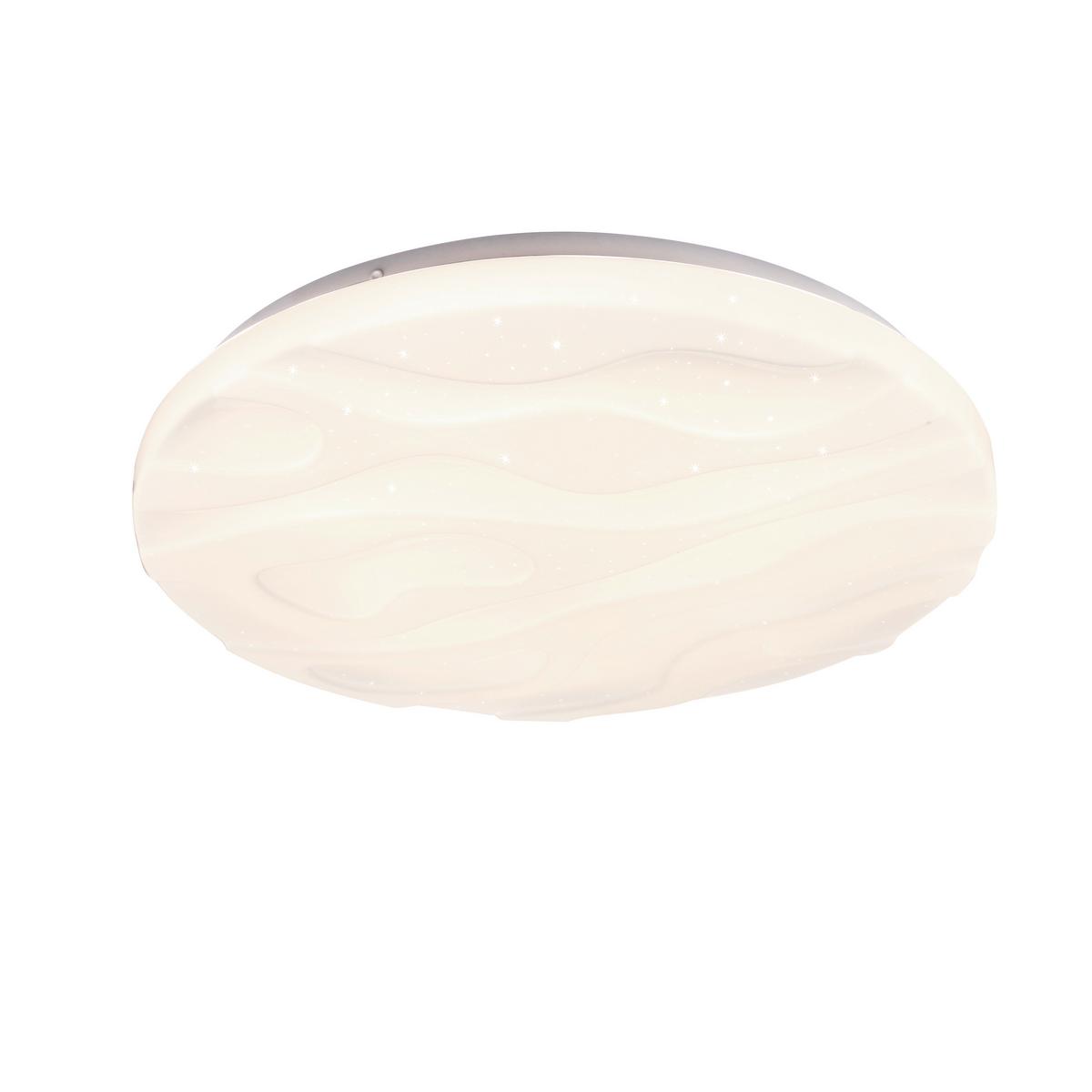 Led Stropna Svjetiljka Nevada - bijela, Konvencionalno, metal/plastika (29/29/6cm)