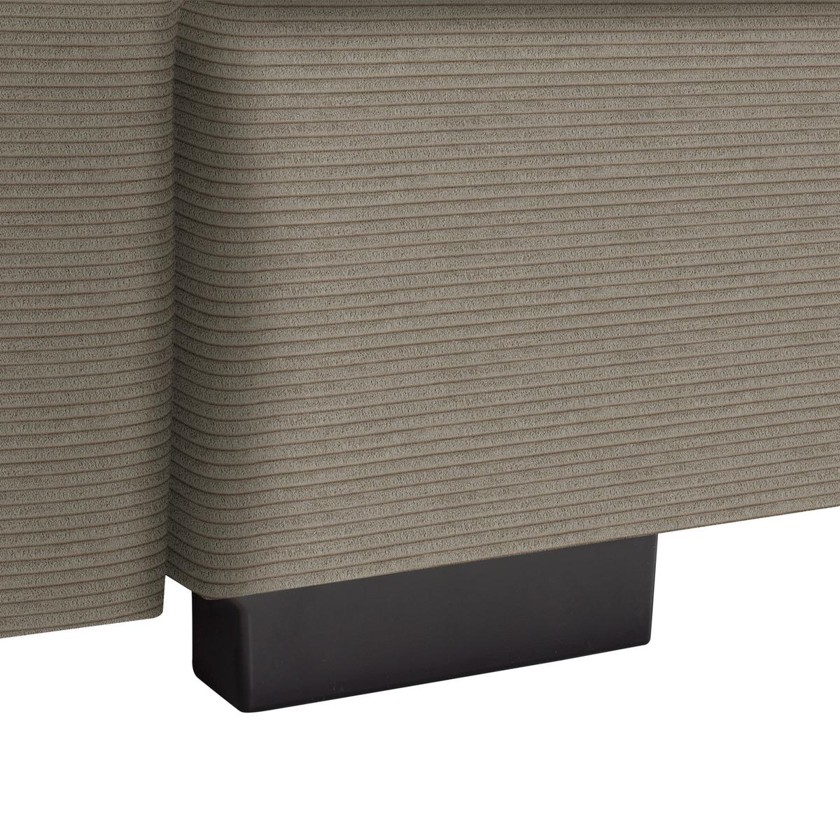 Megasofa Pedro Taupe - Taupe, MODERN, Holz/Holzwerkstoff (261/83/124cm) - Mömax