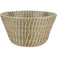 Kaspó Luis - barna/fehér, műanyag/további természetes anyagok (36/21cm) - MÖMAX modern living