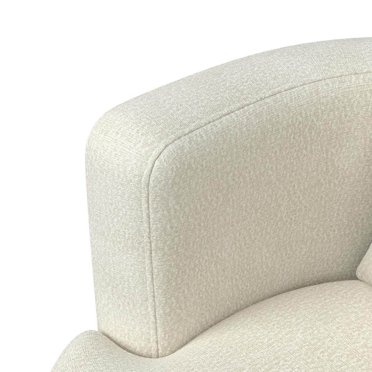 Sessel Marieta Chenille Weiß - Schwarz/Weiß, MODERN, Holz/Textil (76/84/78cm)