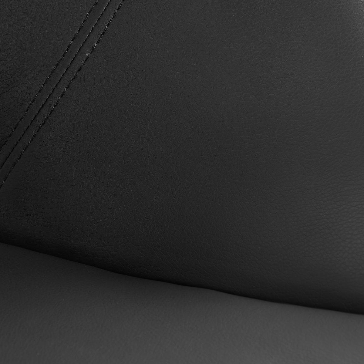 KRZESŁO OBROTOWE MŁODZIEŻOWE LAZY - czarny/kolor chromowy, Design, tworzywo sztuczne/metal (68/84-96/56cm) - Carryhome