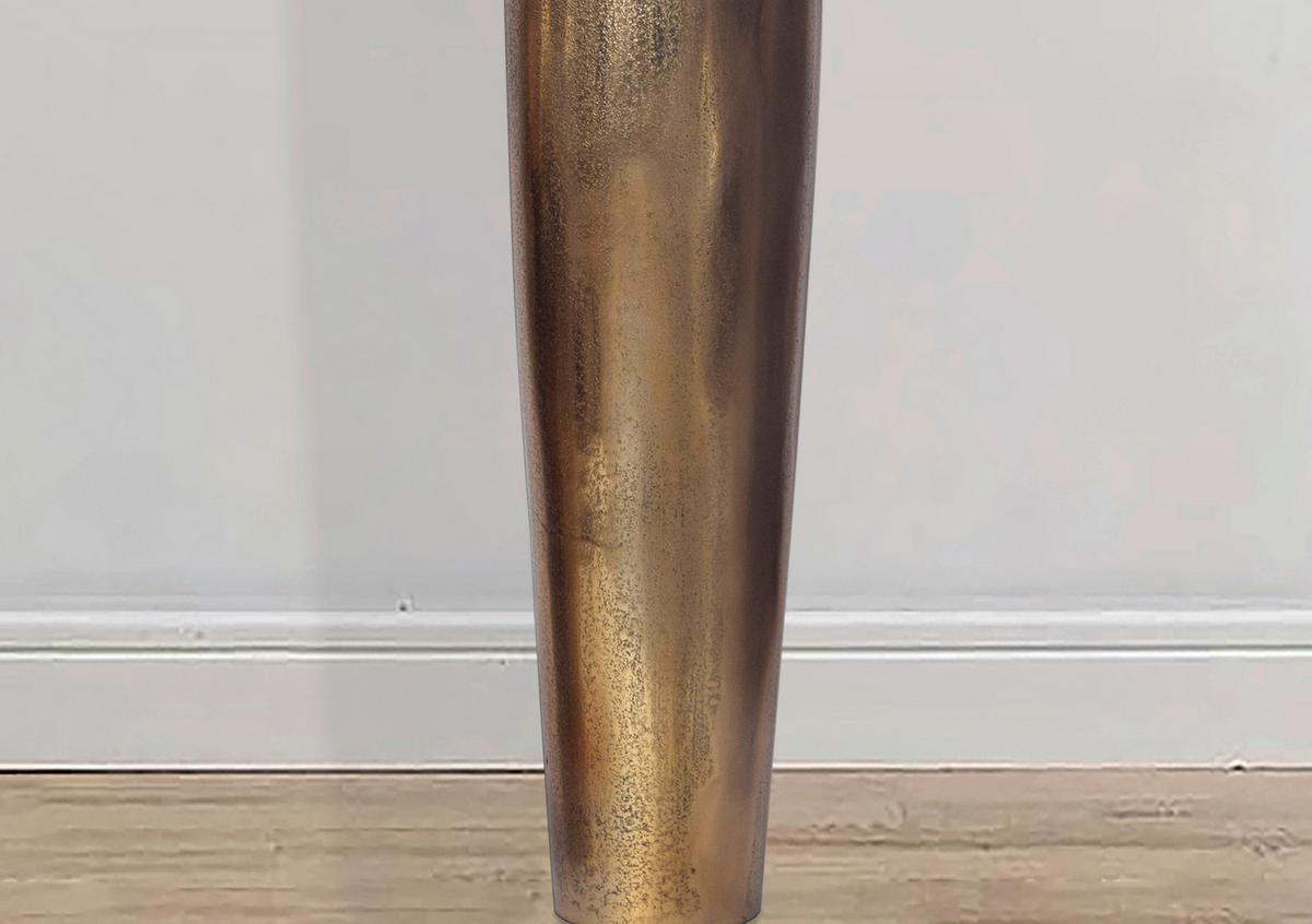 Dekorativna Vaza Goldie - zlate barve, Design, kovina (13/75/13cm) - Livetastic