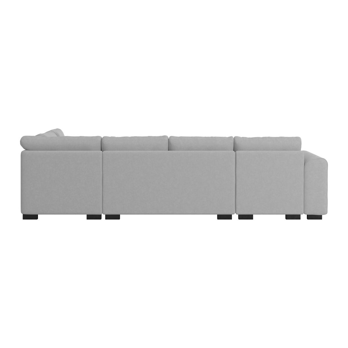 Kutna Garnitura Malate - siva/svijetlo siva, Moderno, tekstil/plastika (155/305/178cm) - Luca Bessoni