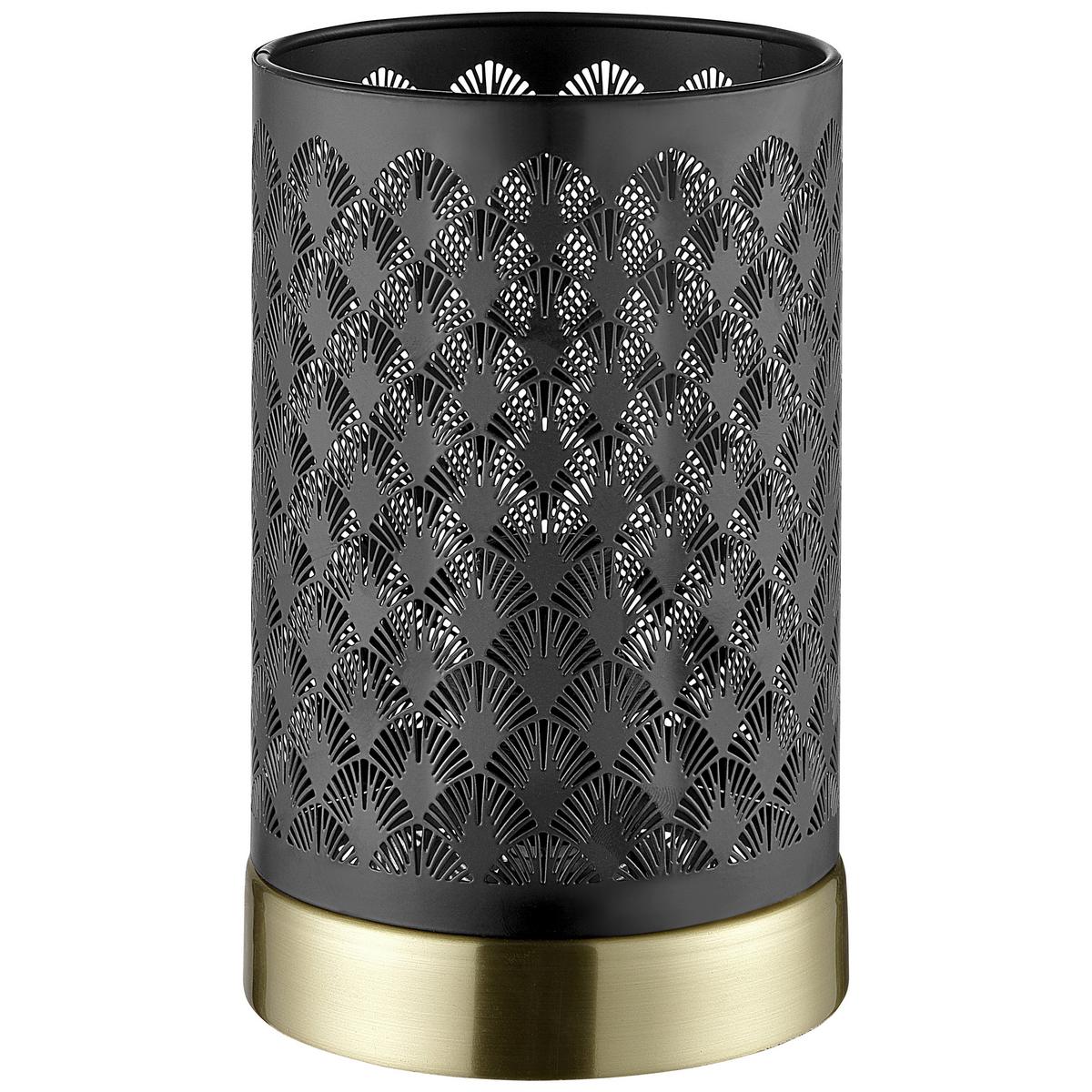 Tischleuchte Neolia Schwarz/Goldfarben max. 42Watt - Goldfarben/Schwarz, Basics, Metall ( 12/ 19cm) - Brilliant