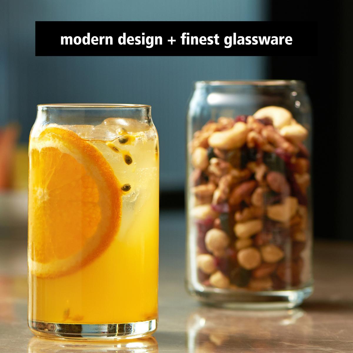 Gläserset Cans Klar 12-teilig - Klar, Basics, Glas (7,5/13,5cm)