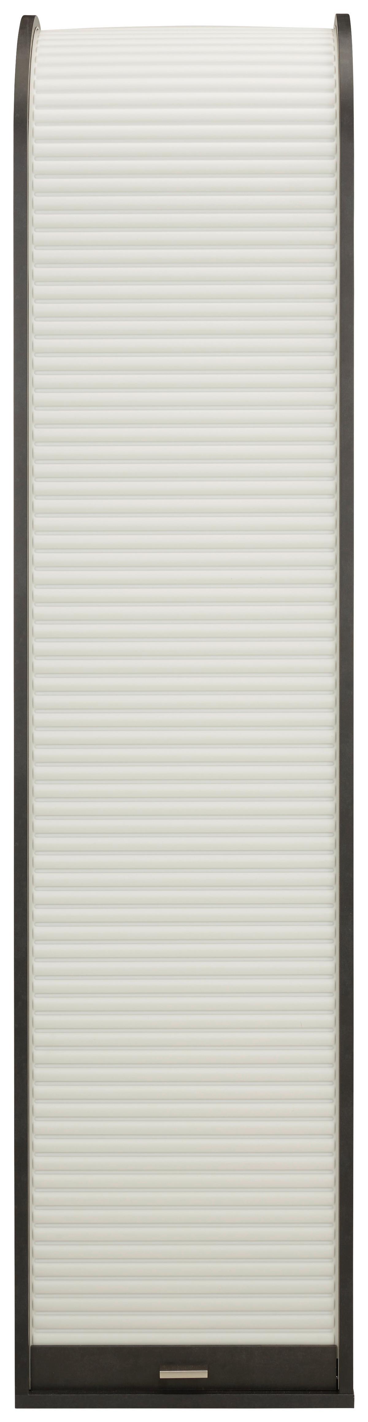 Rolloschrank Mister Office Schwarz/Weiß - Schwarz/Weiß, MODERN, Holzwerkstoff (46/192/44cm) - Mömax