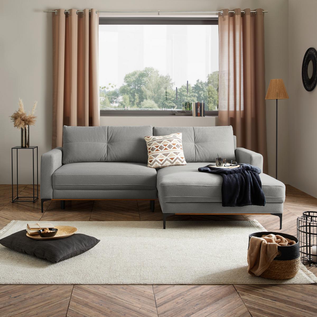 COLțAR BERGAMO - gri deschis, Modern, textil (238/162cm) - Mömax