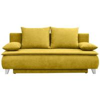 Canapea extensibilă MONA - galben, Modern, textil (208/100/106cm) - Modern Living