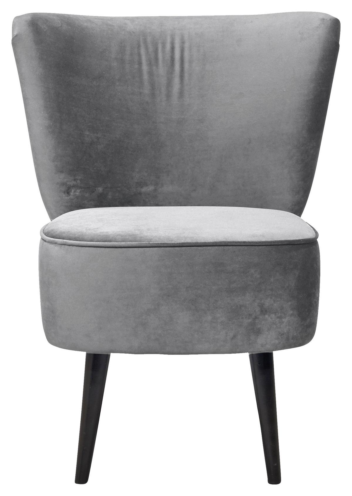 FOTEL LORD -PV- -TREND- - czarny/szary, Trend, materiał drewnopochodny/tkanina (65/89/70cm) - MID.YOU