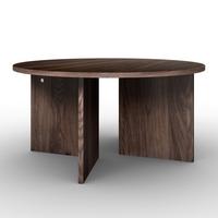 Couchtisch Celina Walnussfarben MDF rund - Walnussfarben, MODERN, Holz/Holzwerkstoff (80/39/80cm) - Bessagi Home