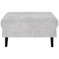 Hocker Boston in Grau - Schwarz/Grau, KONVENTIONELL, Holz/Textil (93/46/75cm) - Based