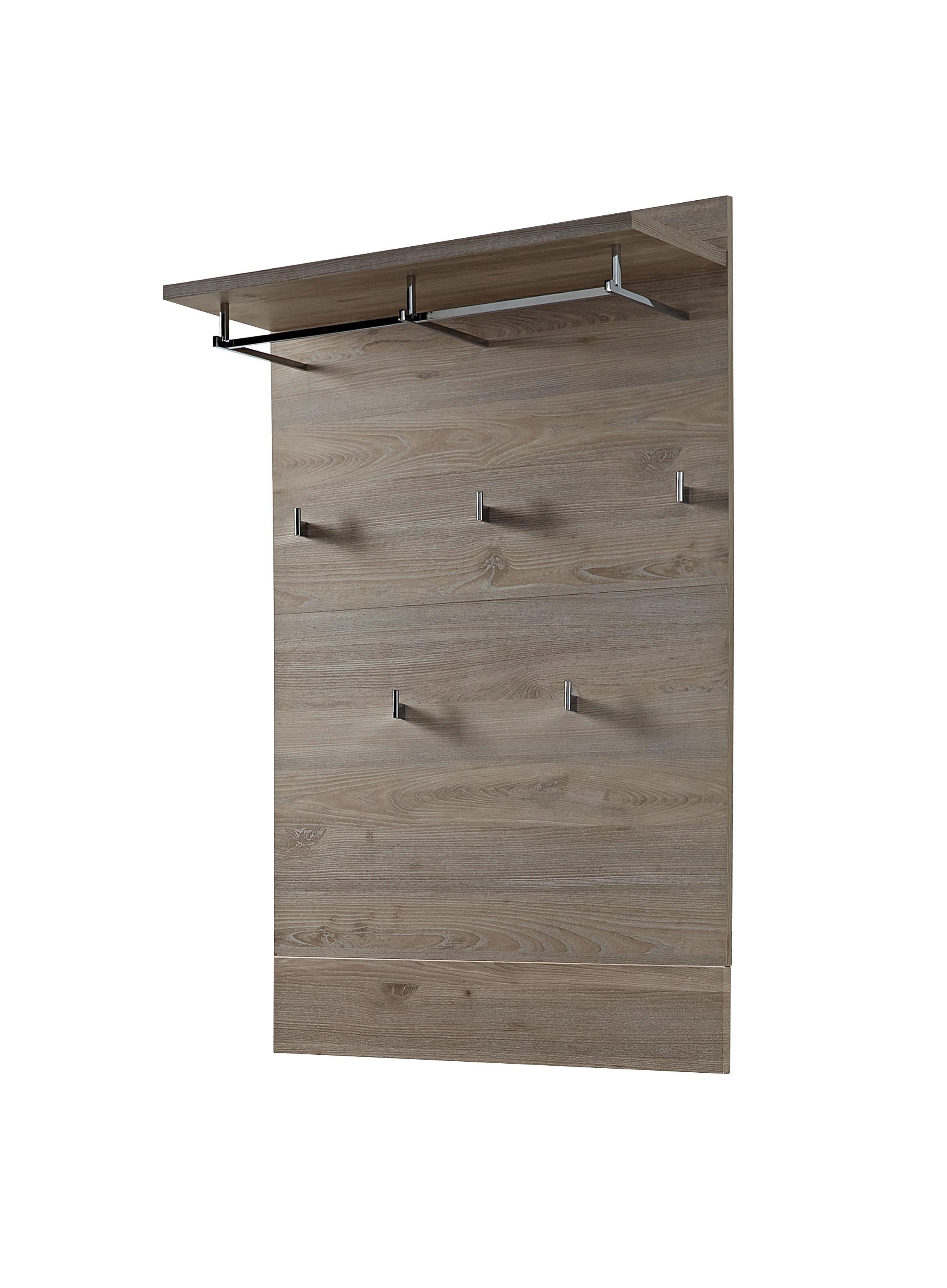 PANEL DO PRZEDPOKOJU FUNNY - kolor dębowy, Basics, materiał drewnopochodny (84/128/29cm) - Carryhome