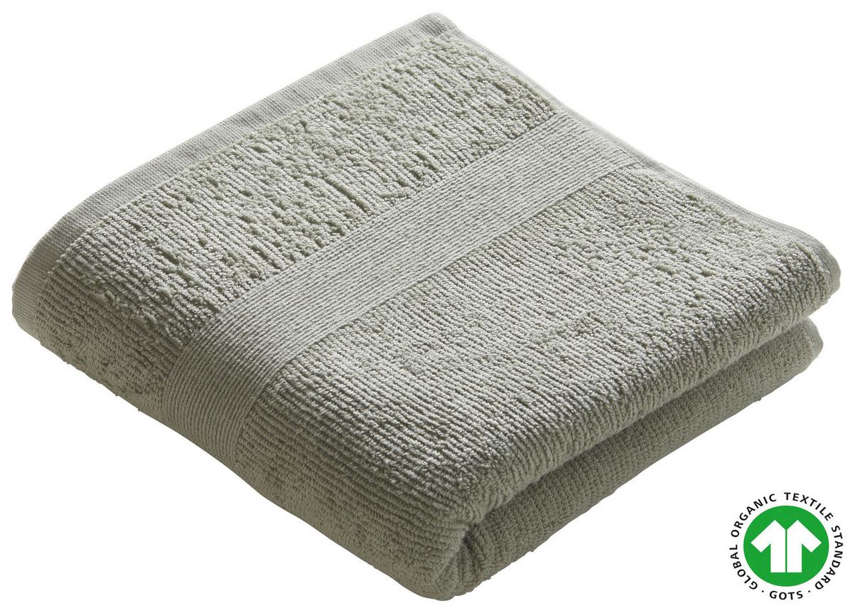 RĘCZNIK BIO - HANNA - oliwkowa zieleń, Natur, tkanina (50/100cm) - ecoTree