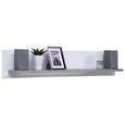 Stenska Polica Toronto - bela/svetlo siva, Moderno, leseni material (125/25/21cm) - Mömax modern living Stenska Polica Toronto - bela/svetlo siva, Moderno, leseni material (125/25/21cm) - Mömax modern living