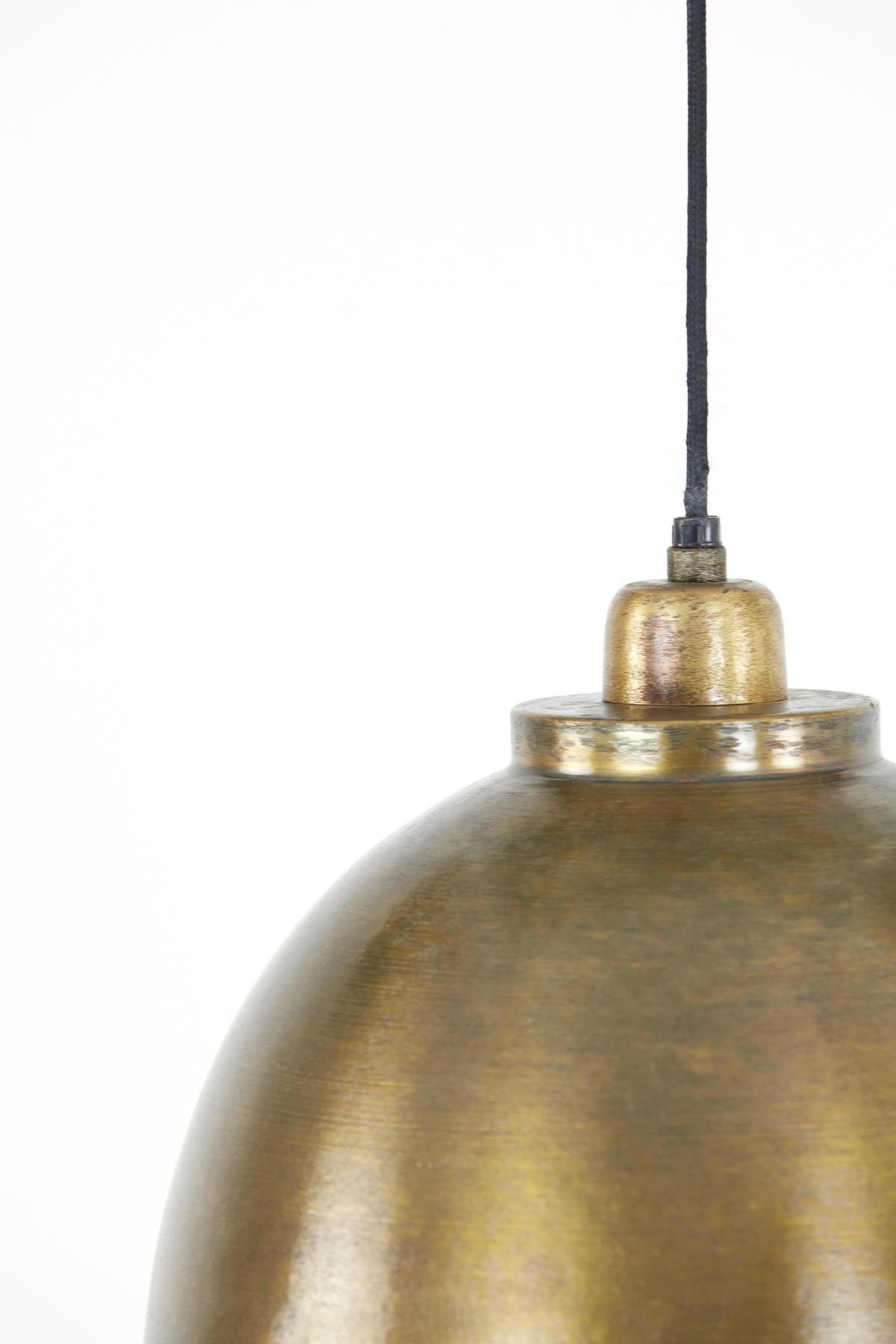 LAMPA WISZĄCA 3036020 KYLIE - kolor brązu, Design, metal (30/30/26cm) - Light & Living