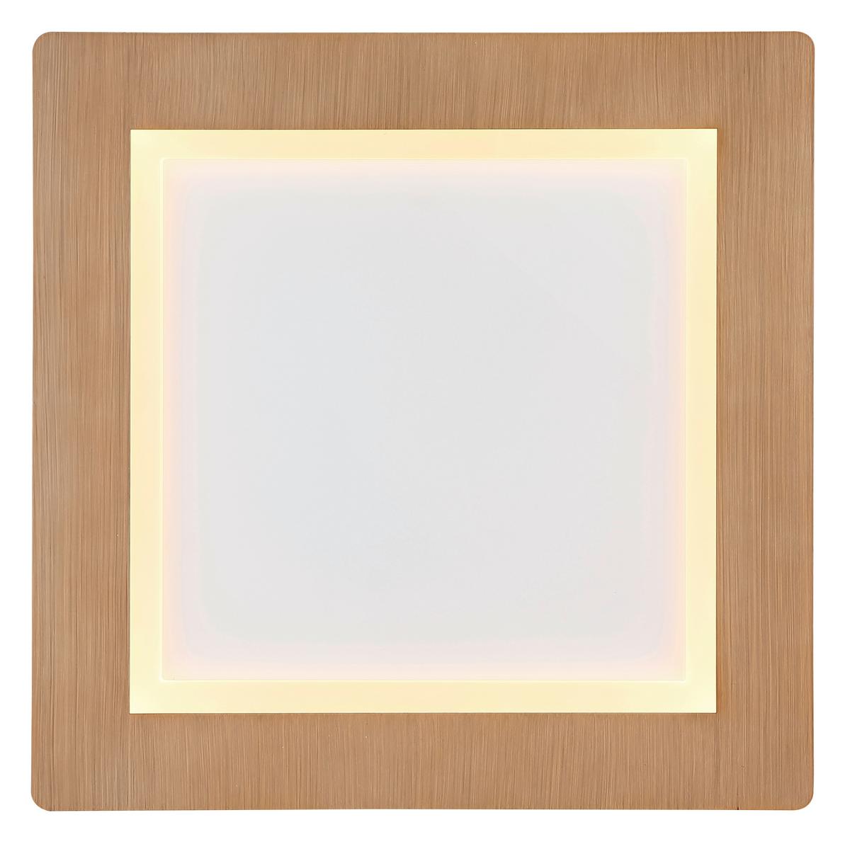 LED-Deckenleuchte Clay Opal/Weiß max. 30 Watt - Opal/Weiß, Basics, Kunststoff/Metall (40/40/5cm) - Globo