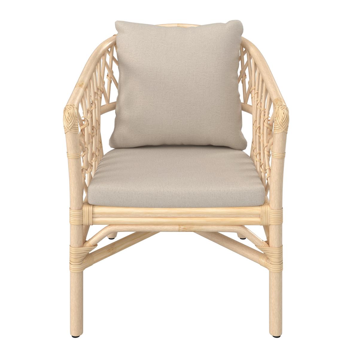 KOMPLET MEBLI TARASOWYCH CALIFORNIA - kolor naturalny, Natur, drewno (62/121/98/80/80/51/71/71/58cm) - Ambia Garden