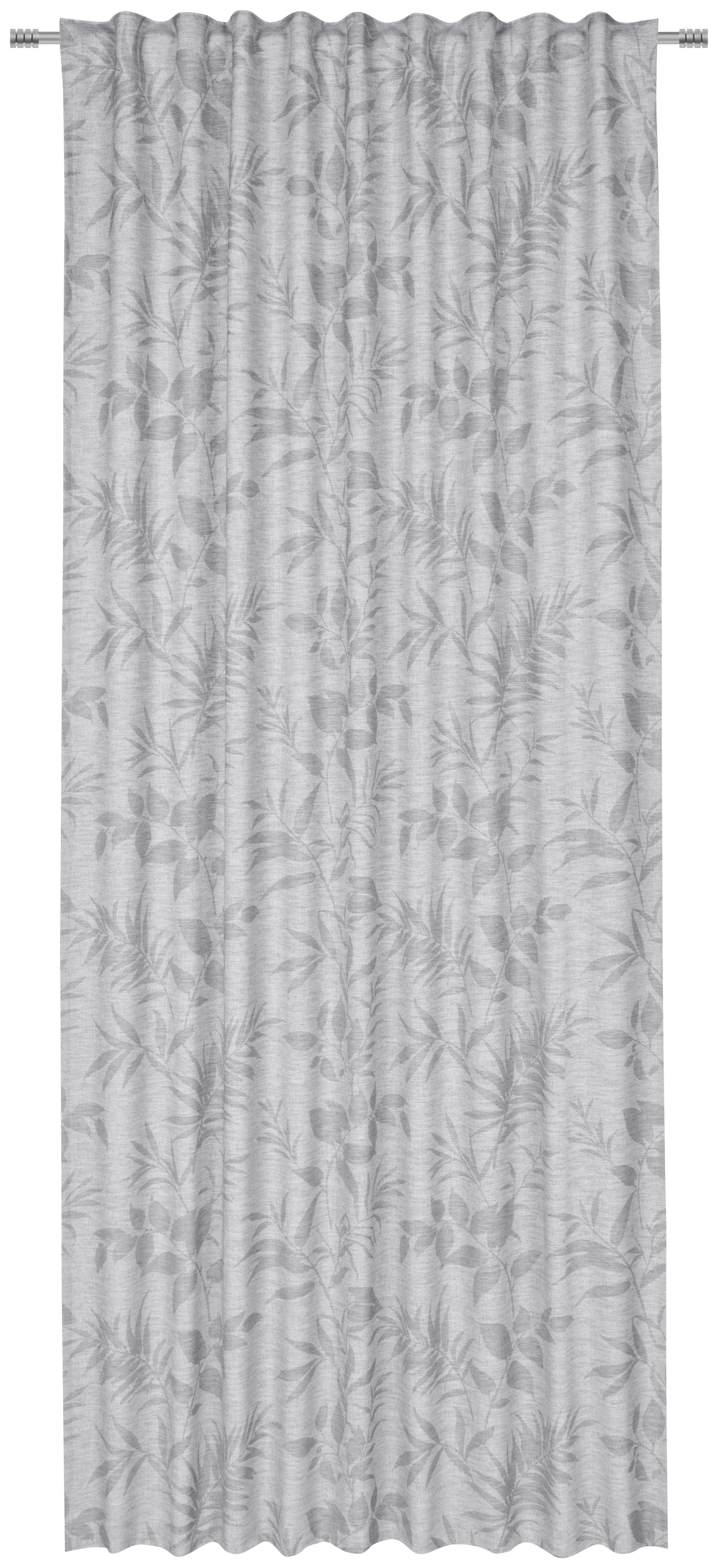 ZASŁONA GOTOWA LA PALMA - szary, Konventionell, tkanina (140/245cm) - Esposa