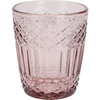 Pahar de băut Carol cca. 300 ml - roz deschis, Basics, sticlă (8,2/9,9cm)