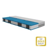 Taschenfederkernmatratze Ergo -Max 22 H3 ca. 90x200cm - Weiß, Textil (90/200cm)