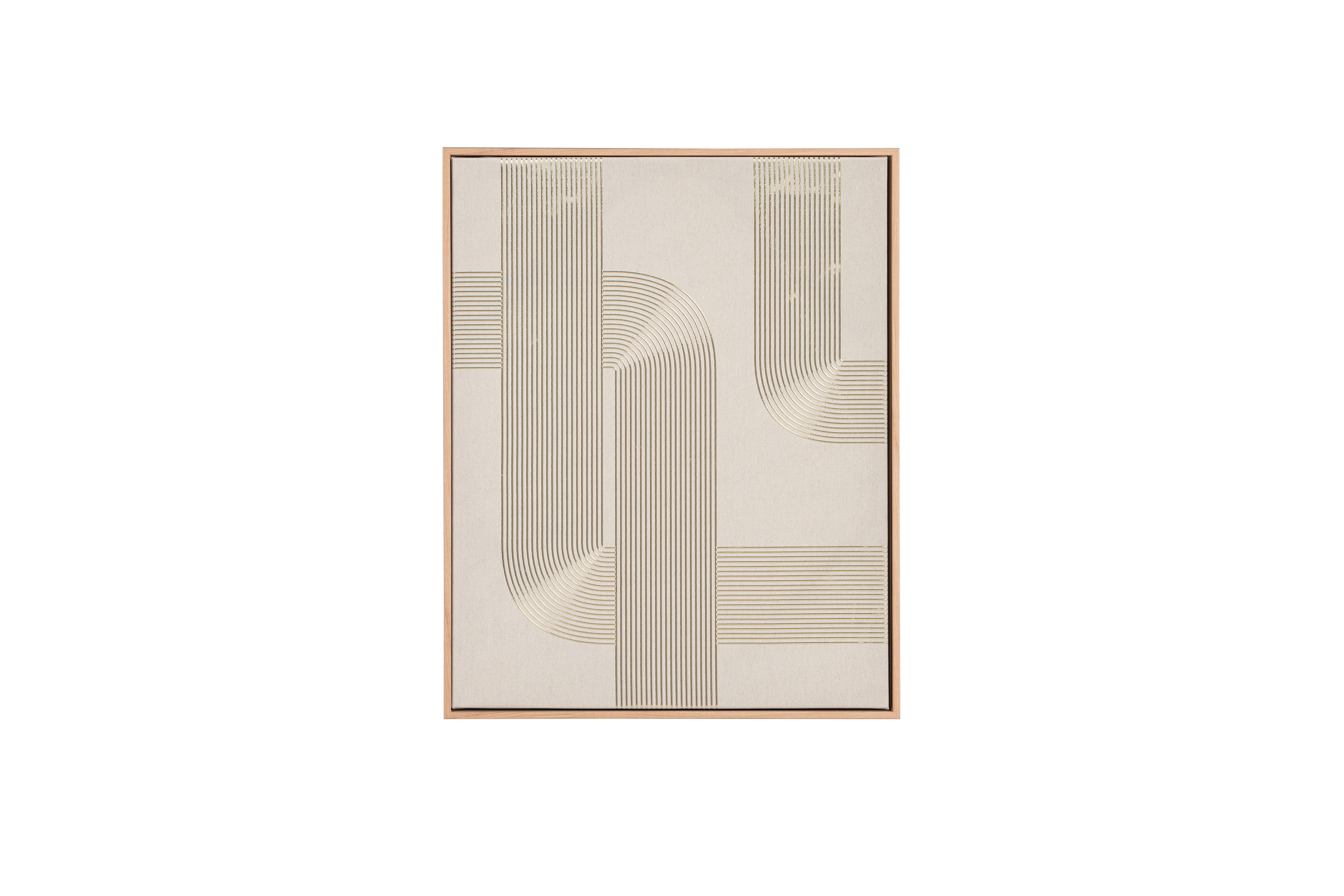 Kunstdruck Norma Sandfarben ca. 40x50cm - Sandfarben/Naturfarben, Basics, Holzwerkstoff/Kunststoff (40/50/2,3cm)