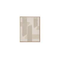 Kunstdruck Norma Sandfarben ca. 40x50cm - Sandfarben/Naturfarben, Basics, Holzwerkstoff/Kunststoff (40/50/2,3cm)