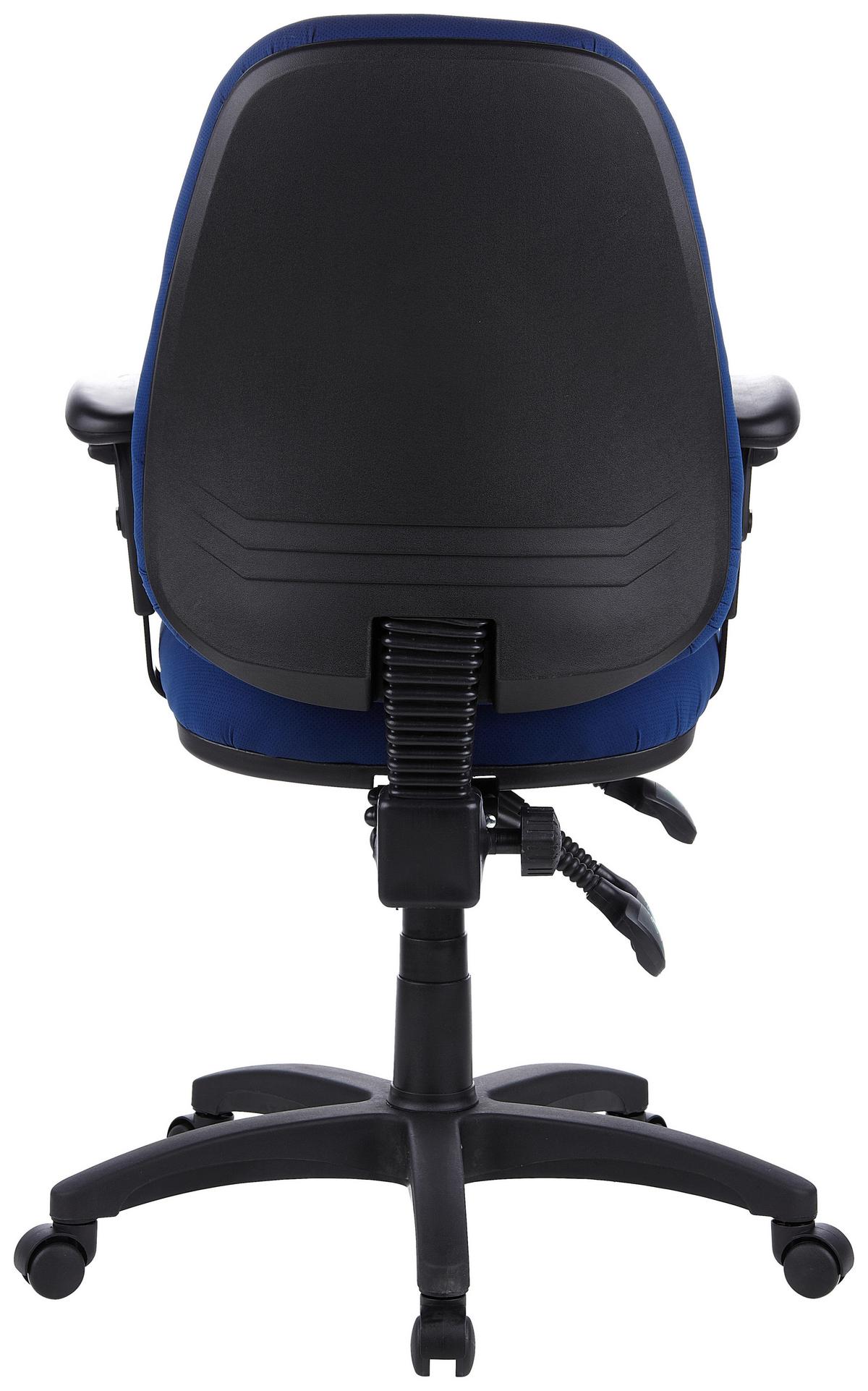 Pisarniški Stol Zenit Pro, Temno Modra - modra/črna, Basics, umetna masa/tekstil (58/121/46cm) - MID.YOU