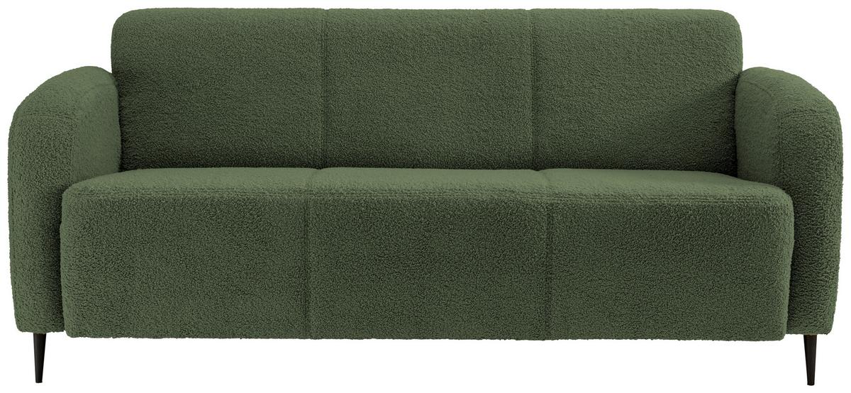 Trosjed Marone - tamno zelena/crna, Moderno, tekstil/metal (180/76/90cm) - Bessagi Home